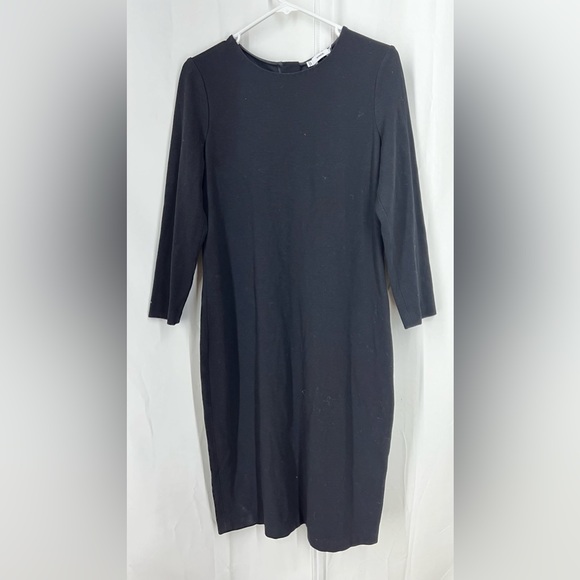VINCE. Black Sheath Dress L - Picture 3 of 12